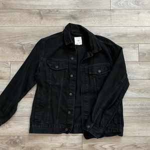 H&M Black Denim Jacket